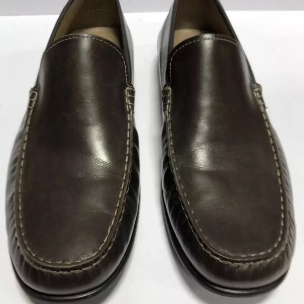 ECCO Men’s Classic Mock 2.0 Loafers Brown, Size US 12 M, EUR 42
